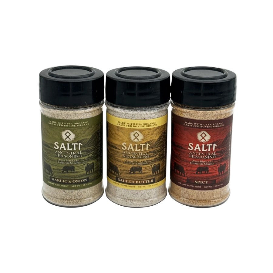 Ancestral Organ Seasonings with Electrolyte-Rich Minerals