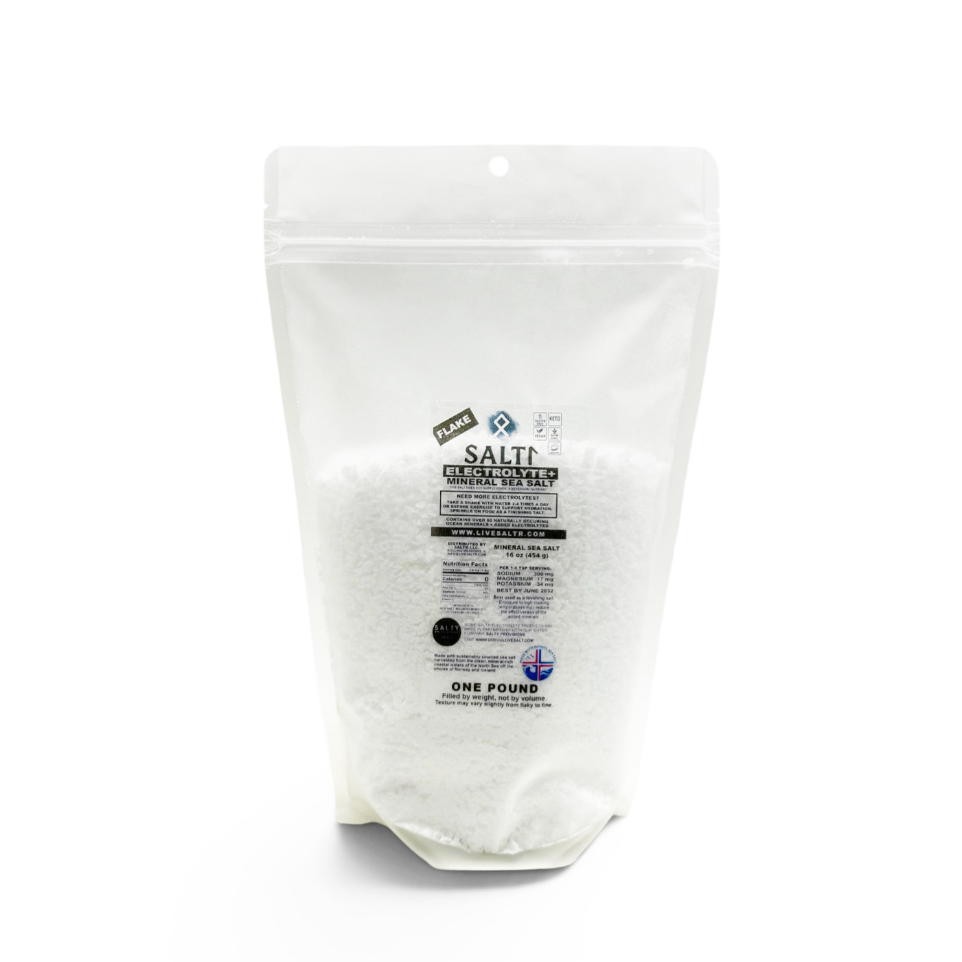ELECTROLYTE+ Norwegian Flake Sea Salt