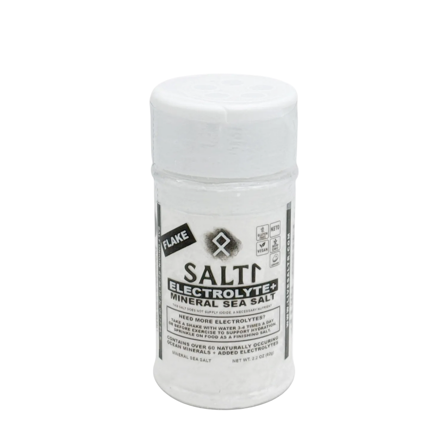 Electrolyte salt shaker