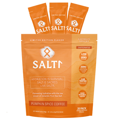 Pumpkin Spice Coffee Electrolyte Packets (Caffeine)