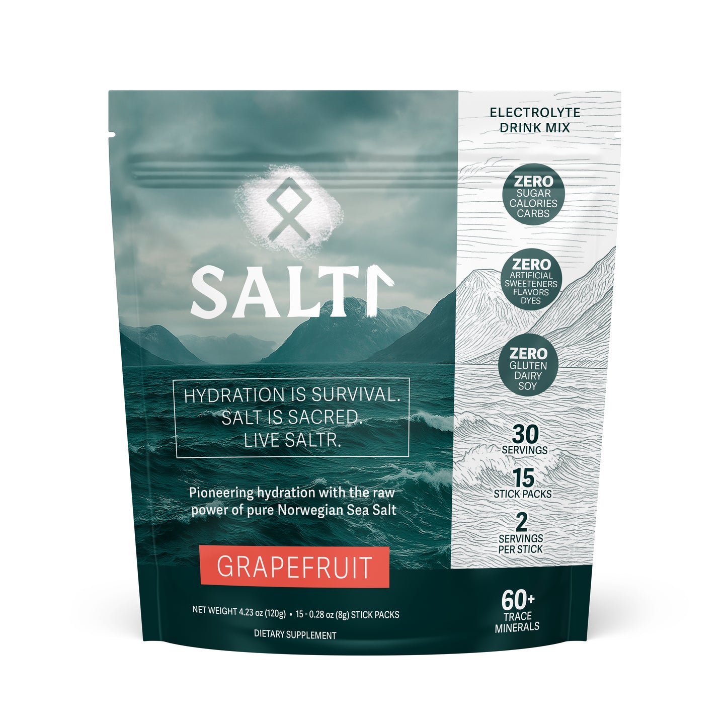 Grapefruit Electrolyte Drink Mix (Sweet)