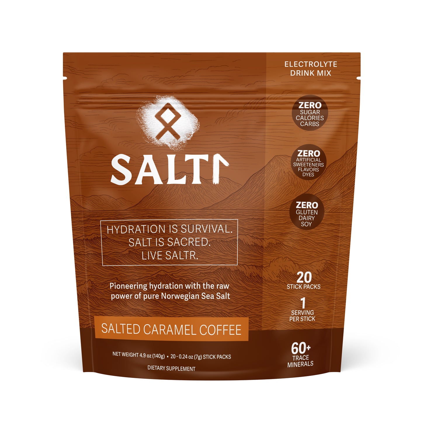 Salted Caramel Coffee Electrolyte Drink Mix