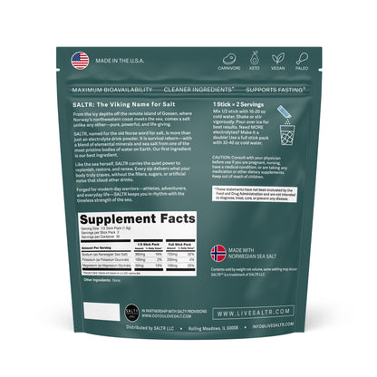 Unflavored Electrolyte Packets (Neutral)