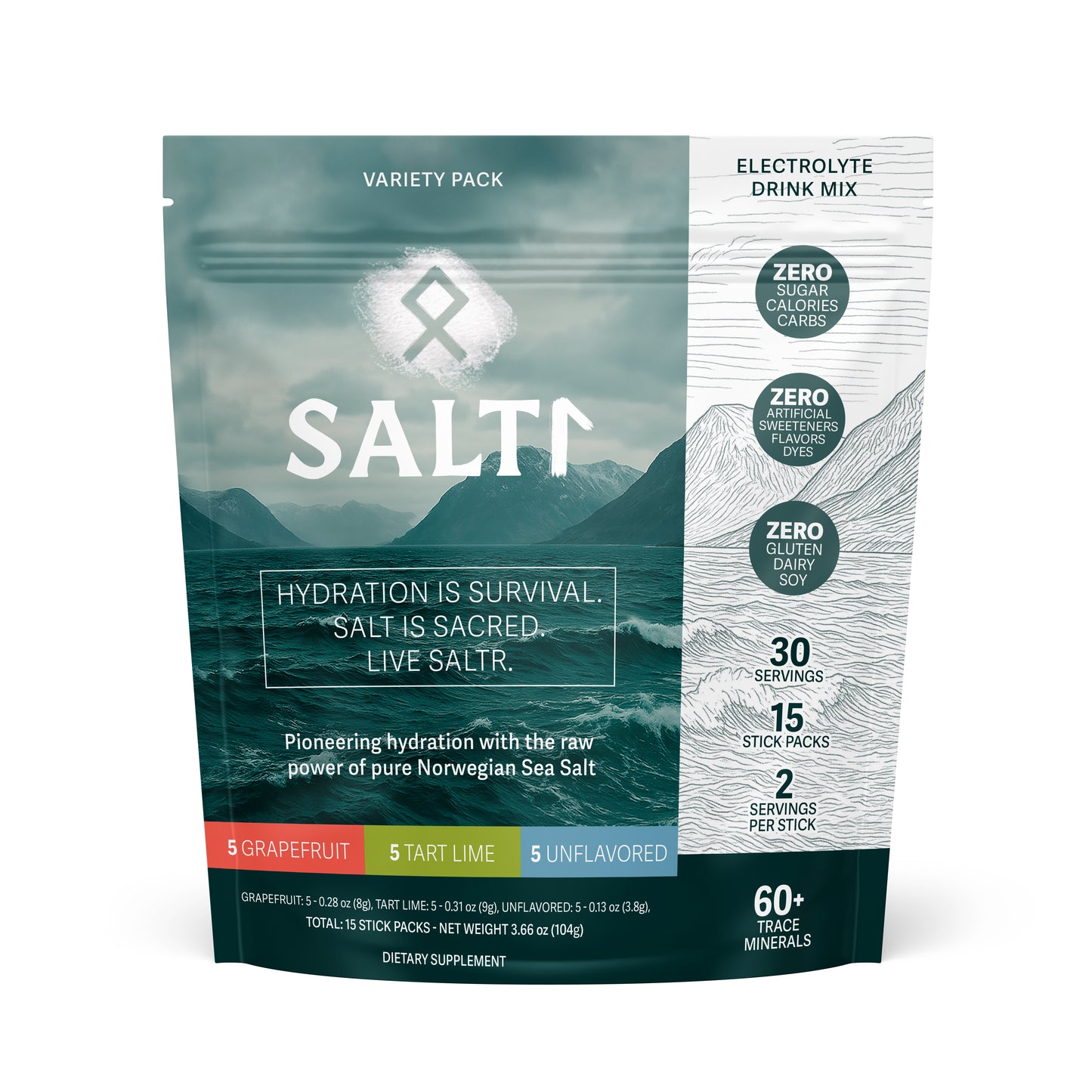 SALTR VARIETY PACK Electrolyte Drink Mix - 3 Flavors