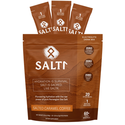 Salted Caramel Coffee Electrolyte Packets (Caffeine)