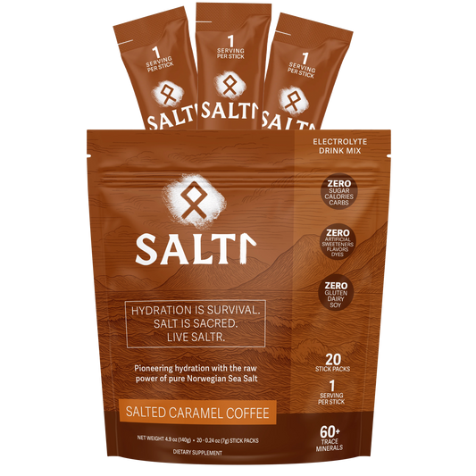 Salted Caramel Coffee Electrolyte Packets
