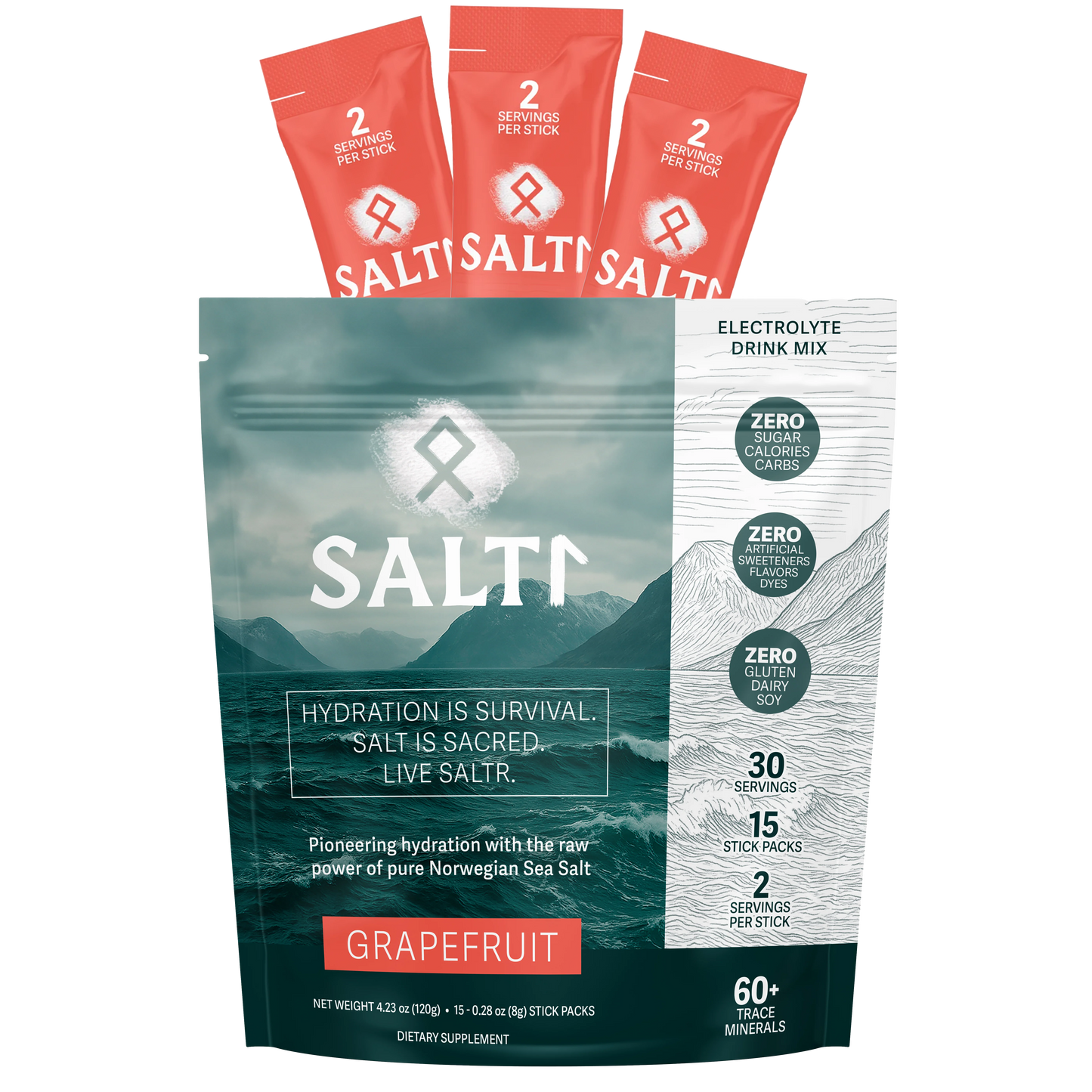 Grapefruit Electrolyte Packets (Sweet)