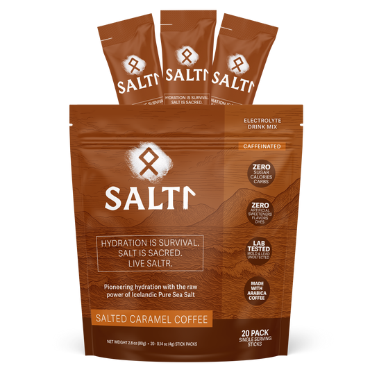 Salted Caramel Coffee Electrolyte Packets (Caffeine)