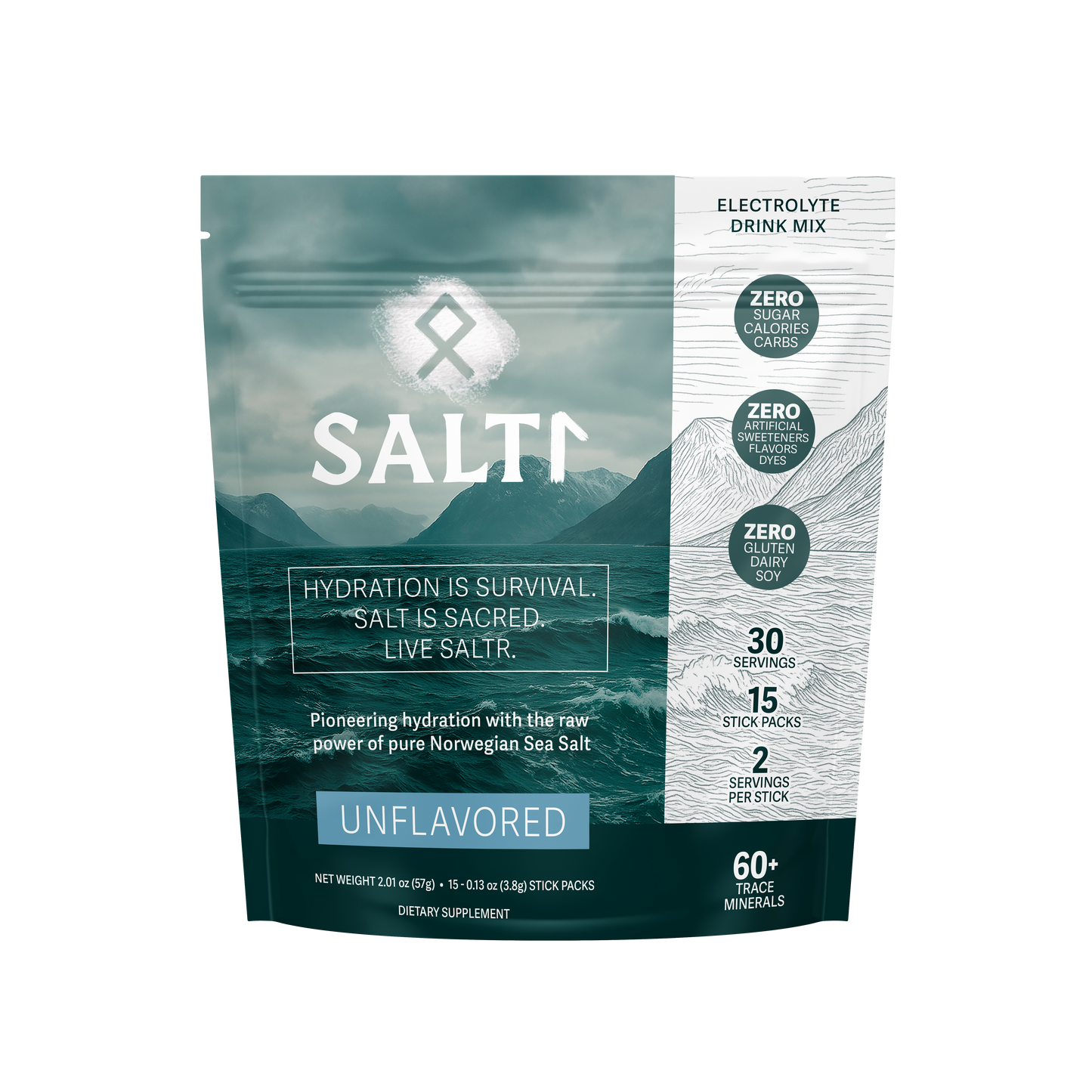 Unflavored Electrolyte Packets (Neutral)