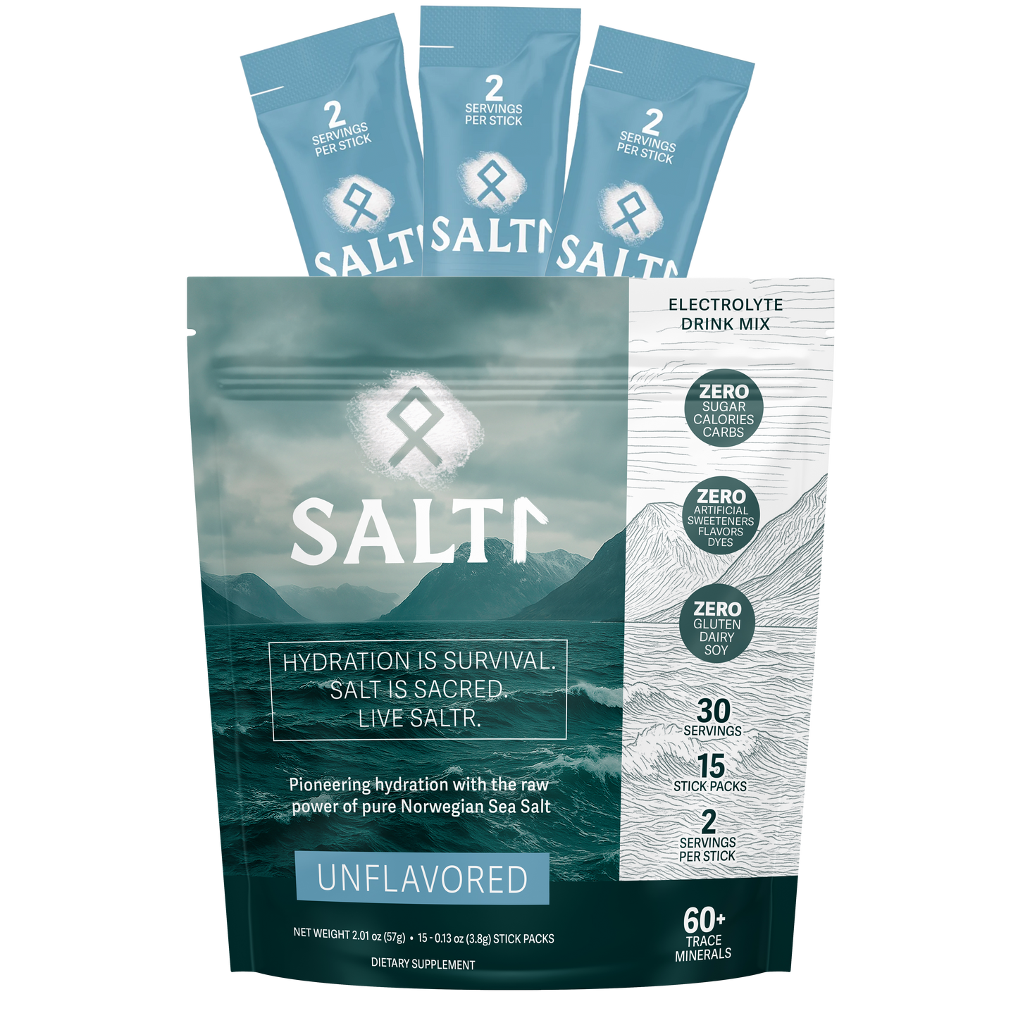 Unflavored Electrolyte Packets (Neutral)