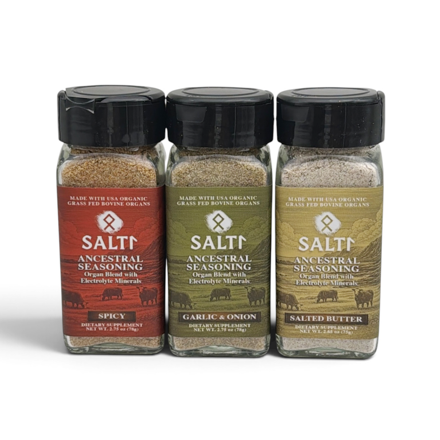 Ancestral Organ Seasonings with Electrolyte-Rich Minerals